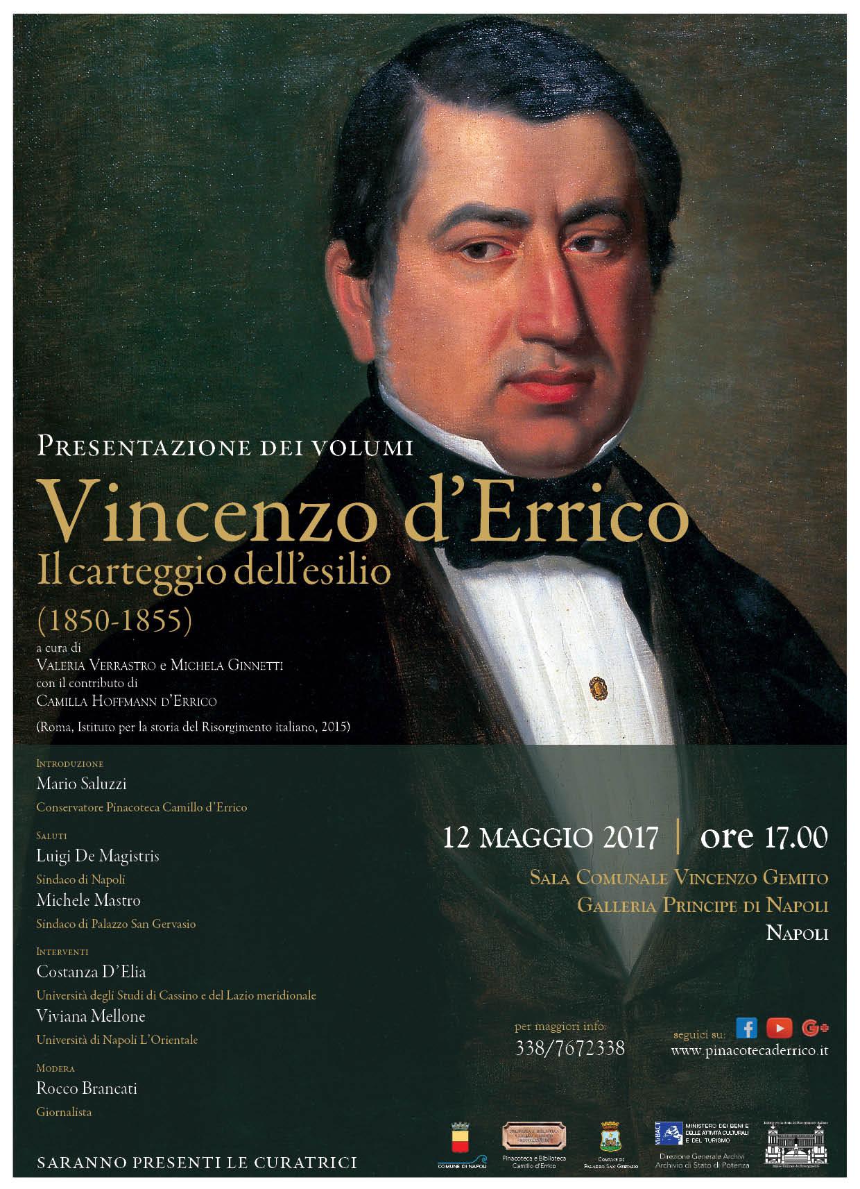 Presentazione dei volumi Vincenzo d Errico. Il carteggio dell